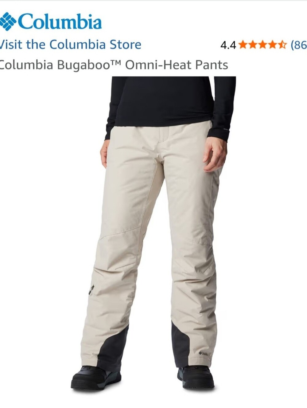 Columbia Women's Bugaboo OH Pant in Khaki